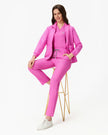 Conjunto 3 piezas uniforme mujer rosa baya completo