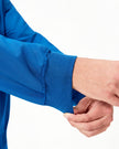 JelriSoFit set quirúrgico de 3 piezas para hombre Azul Prusia, detalle del puño elástico