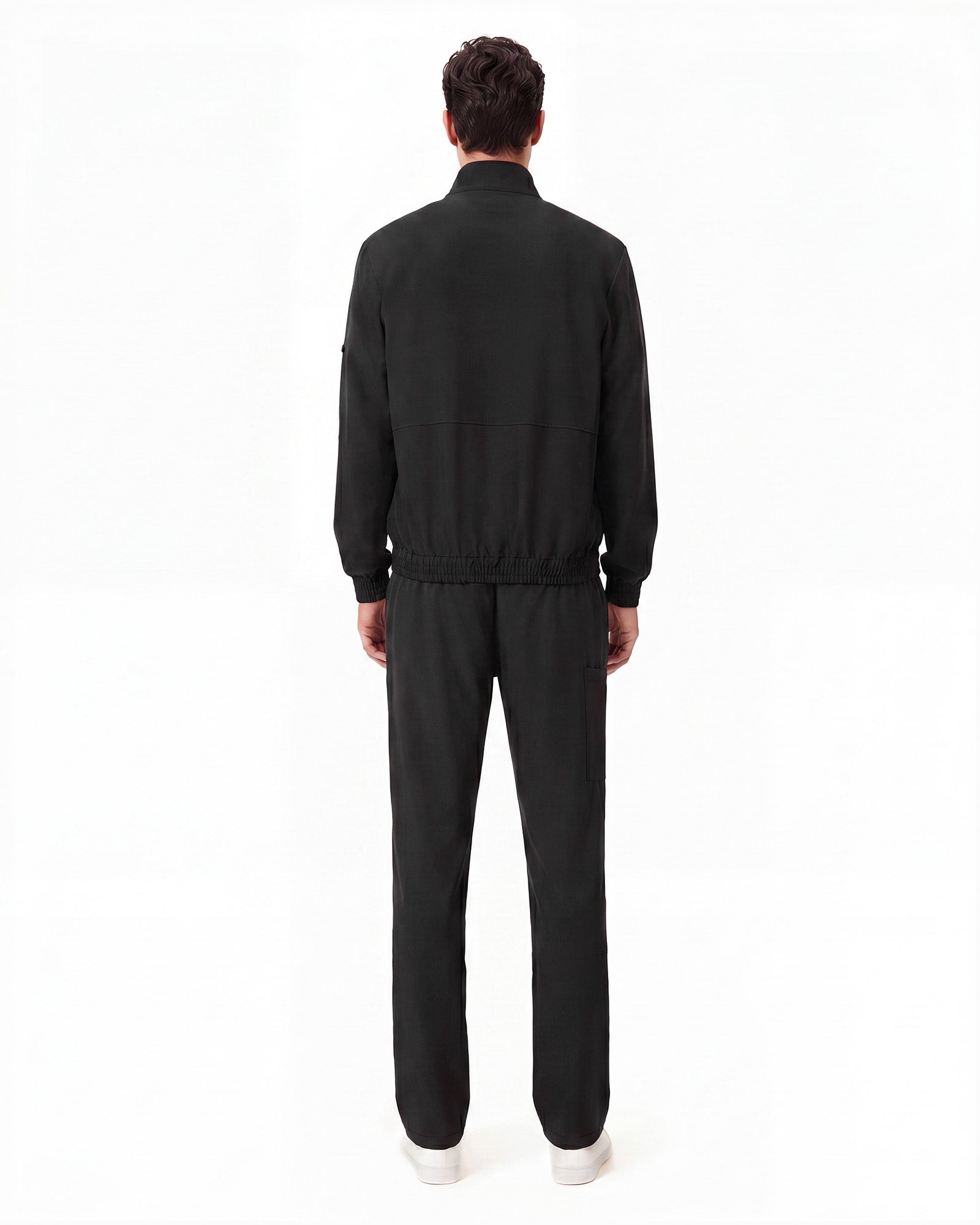 JelriSoFit set quirúrgico de 3 piezas para hombre Negro, vista posterior