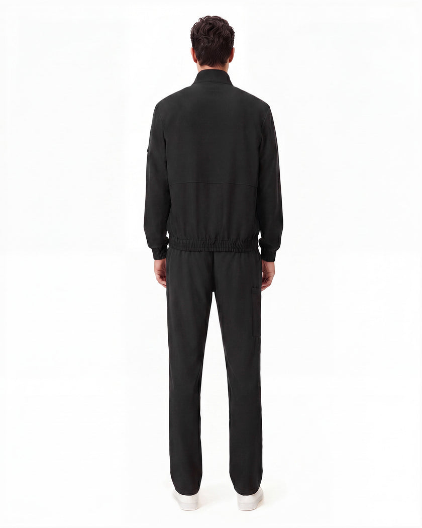 JelriSoFit set quirúrgico de 3 piezas para hombre Negro, vista posterior