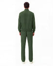 JelriSoFit set quirúrgico de 3 piezas para hombre Verde Musgo, vista posterior